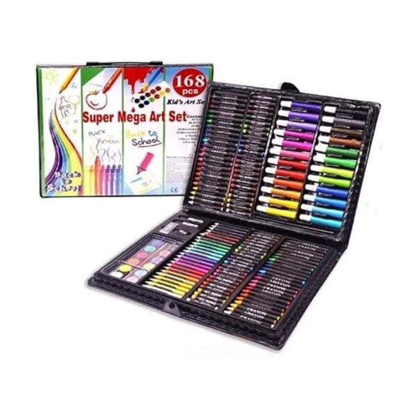 Super Mega Art Set Coloring Kid's Art Set 168 PCS