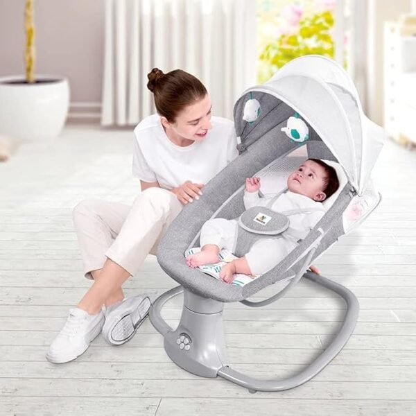 3 in 1 Electric Baby Rocker, Newborn Baby Rocker, Comfortable Newborn Baby Bouncer, Baby Rocker