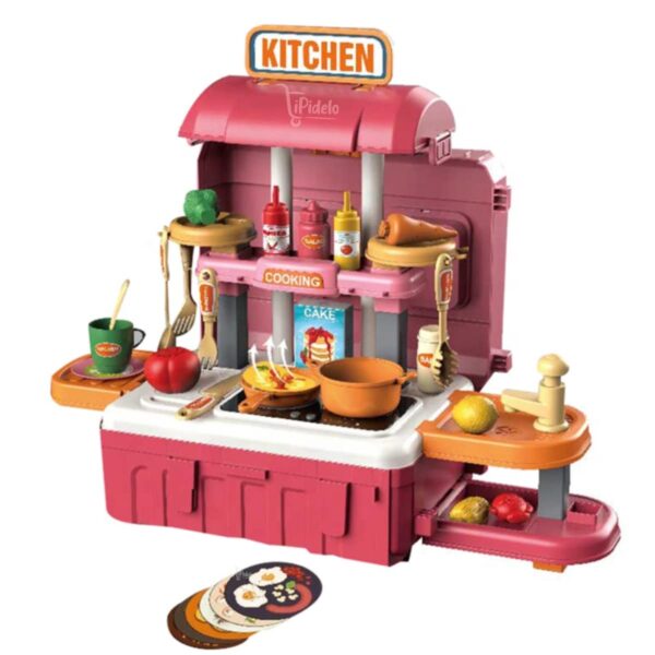 Kids Kitchen Bag Set with Kitchen Accessories