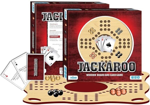 Jackaroo Wooden Board With Cards Game - From Nilco 20016