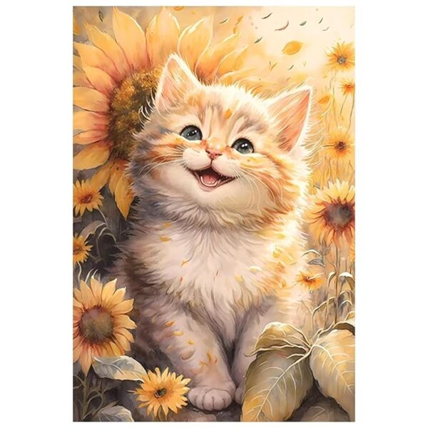 300 Piece Cute Cat Art Puzzle