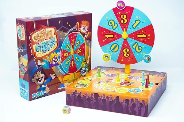 Spin Circus Fun Spin & Move Dice Board Game for Kids - Kid & Family Friendly Educational Game by Blue Orange Games - 2 to 5 Players Ages 4+ - Image 4