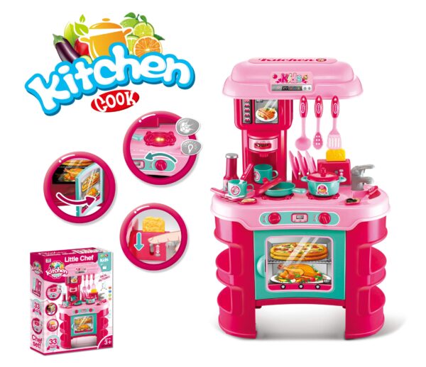 Little Chef Kitchen Cook Toy - Image 2