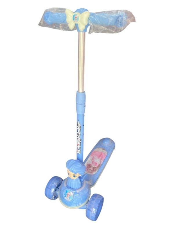 The Latest Sitting and Sliding Scooter Fold-Able with Music Light (bink – blue ) - Image 2