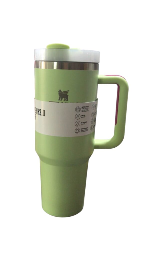 Stainless Steel Vacuum Insulated Tumbler with Lid and Straw for Water, Iced Tea or Coffee, Smoothie - Image 3