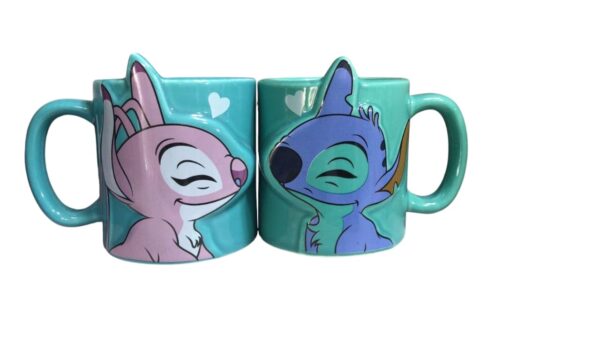 Disney Stitch  Mug, Pair - Image 2