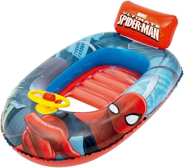 Bestway  spiderman baby boat - multi color - Image 2