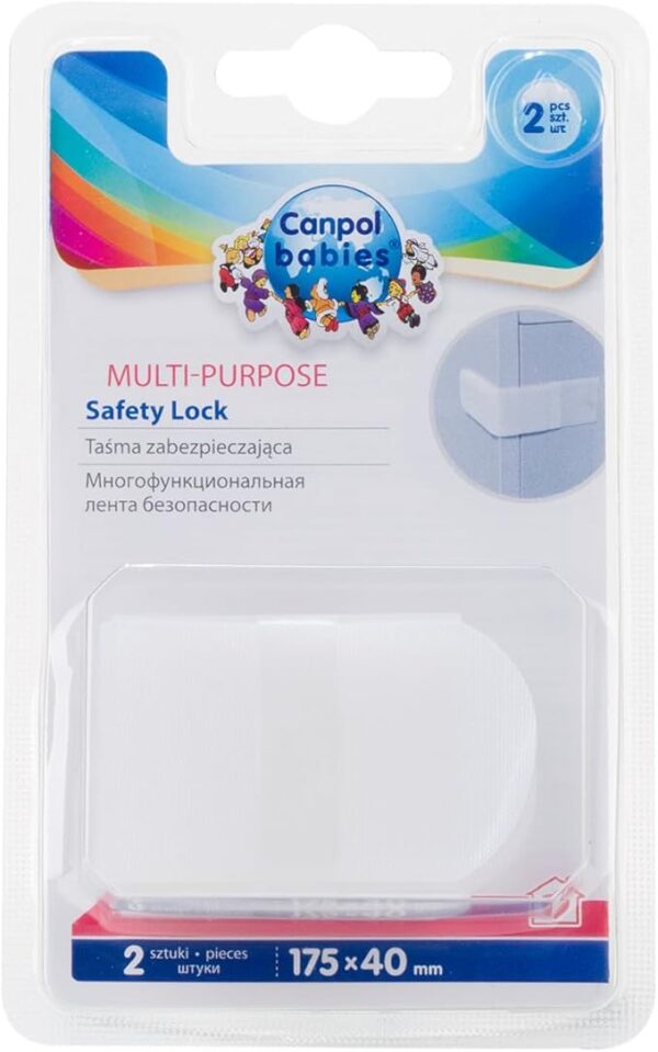 Canpol babies Multi Purpose Safety Lock with Velcoro 2 pcs