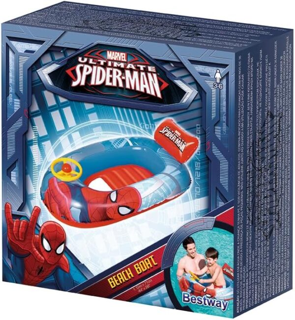 Bestway  spiderman baby boat - multi color