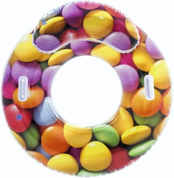 Bestway  Pool Inflatable Ring Lounger with Headrest, Candy Delight