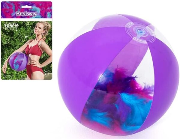 Bestway Beach Ball with feathers 41cm