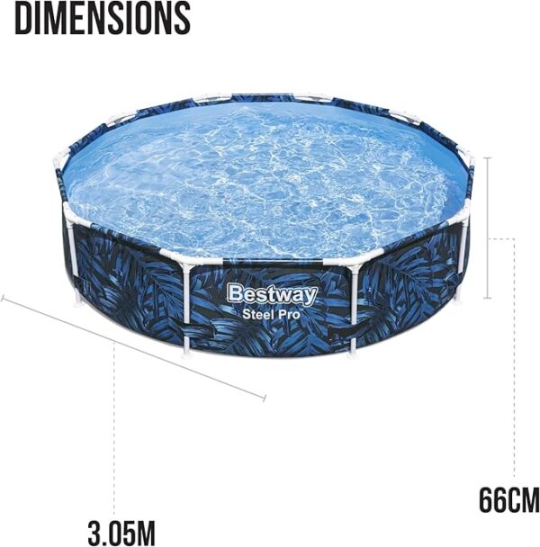 Bestway BWAY POOL STEELPRO SAFARI 305X66CM - Image 2