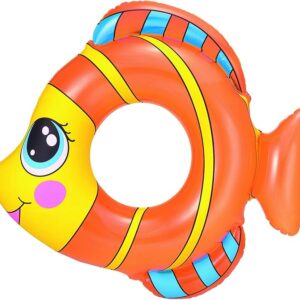 Bestway  Fish Shaped Inflatable Swim Ring - Orange